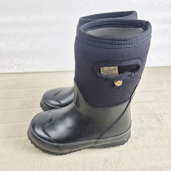 BOGS Classic Neoprene Solid Black Size 11 Unisex Waterproof Rain Snow Boots - Picture 1 of 9